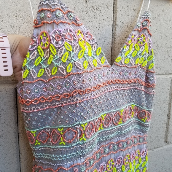 Alice + Olivia | Amina Beaded Dress Size 2 - Picture 9 of 17